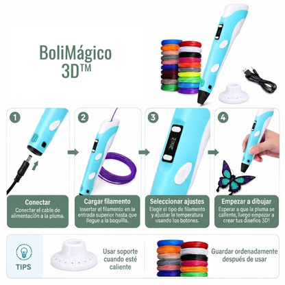 Essenza BolíMágico3D™ - Dibuja y crea todo lo que te imagines